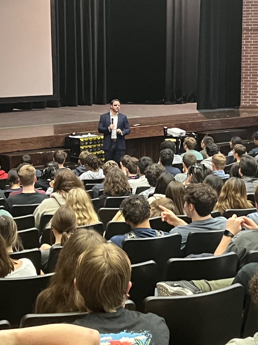 Congressman Crenshaw visits College Park High School to talk with our students about our government!