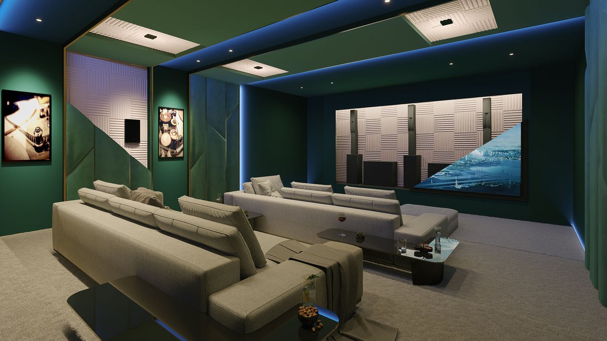 HTAcertified's tweet photo. The room pictured is a compact adaptation of @L_ACOUSTICS pro audio technology seen on the world’s biggest stages. Whether it’s a home office or a theater room that needs a next-level sonic experience, bring it home with L-Acoustics Creations.
#HTAcertified #HTAresource https://t.co/vOY4qH1aPW