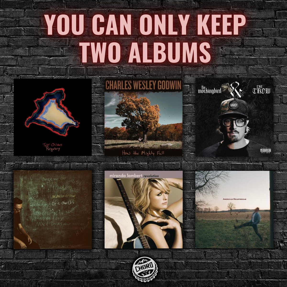 CountryChord's tweet photo. Which two are ya keepin’? ↓ https://t.co/JDr2obma99