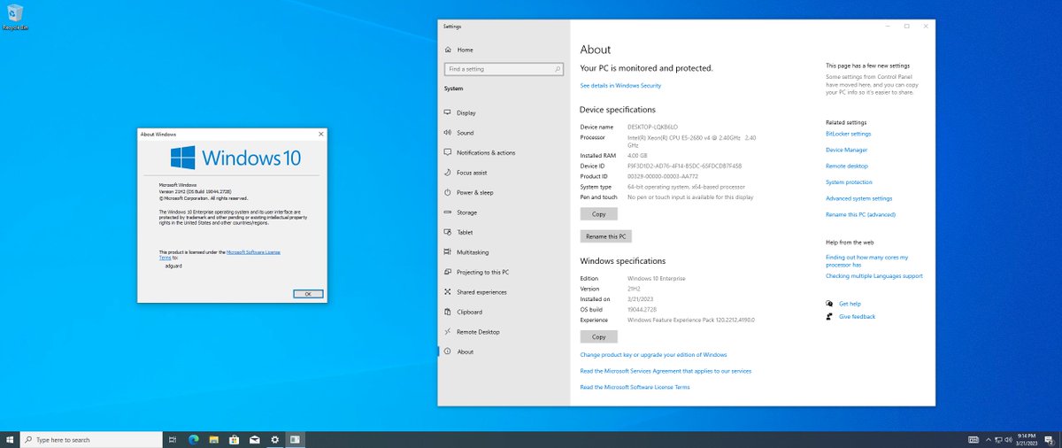 WZorNET's tweet photo. 🧵Download Windows 10 Version #21H2, #CONSUMER/#BUSINESS, (#UpdatedMarch2023) from #MSDN via Torrent😼👇
📋OS Build 19044.2728.vb_release_svc_prod1.230308-1956 with #KB5023696
✔️4-ENGLISH📀👉https://t.co/SjHGI8WfxA
✔️4-RUSSIAN📀👉https://t.co/2LUkGkV3Cn
🧙♂️by @rgadguard
👁️W.Z.T🪄 https://t.co/l5NhYcBy5A