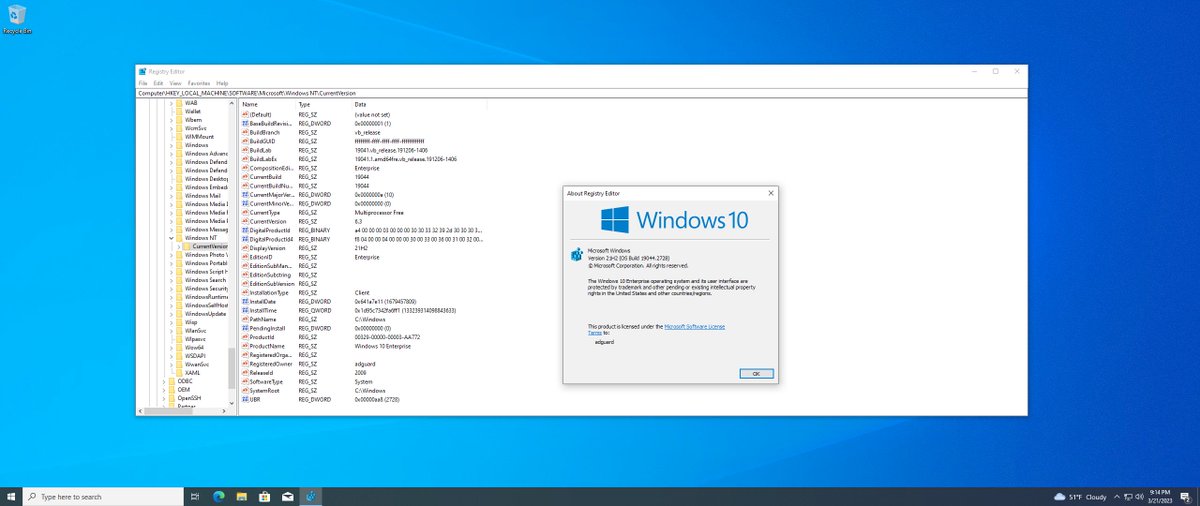 WZorNET's tweet photo. 🧵Download Windows 10 Version #21H2, #CONSUMER/#BUSINESS, (#UpdatedMarch2023) from #MSDN via Torrent😼👇
📋OS Build 19044.2728.vb_release_svc_prod1.230308-1956 with #KB5023696
✔️4-ENGLISH📀👉https://t.co/SjHGI8WfxA
✔️4-RUSSIAN📀👉https://t.co/2LUkGkV3Cn
🧙♂️by @rgadguard
👁️W.Z.T🪄 https://t.co/l5NhYcBy5A