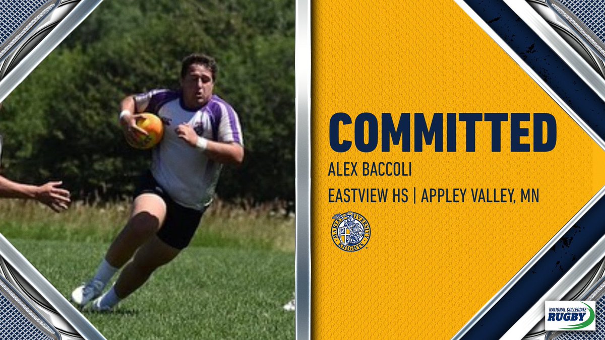 Welcome Alex Baccoli from Apple Valley, MN. A hard running forward who will be studying Marketing this Fall. Welcome to Marian…Go Knights! <a href="/MUKnights/">Marian Knights</a>