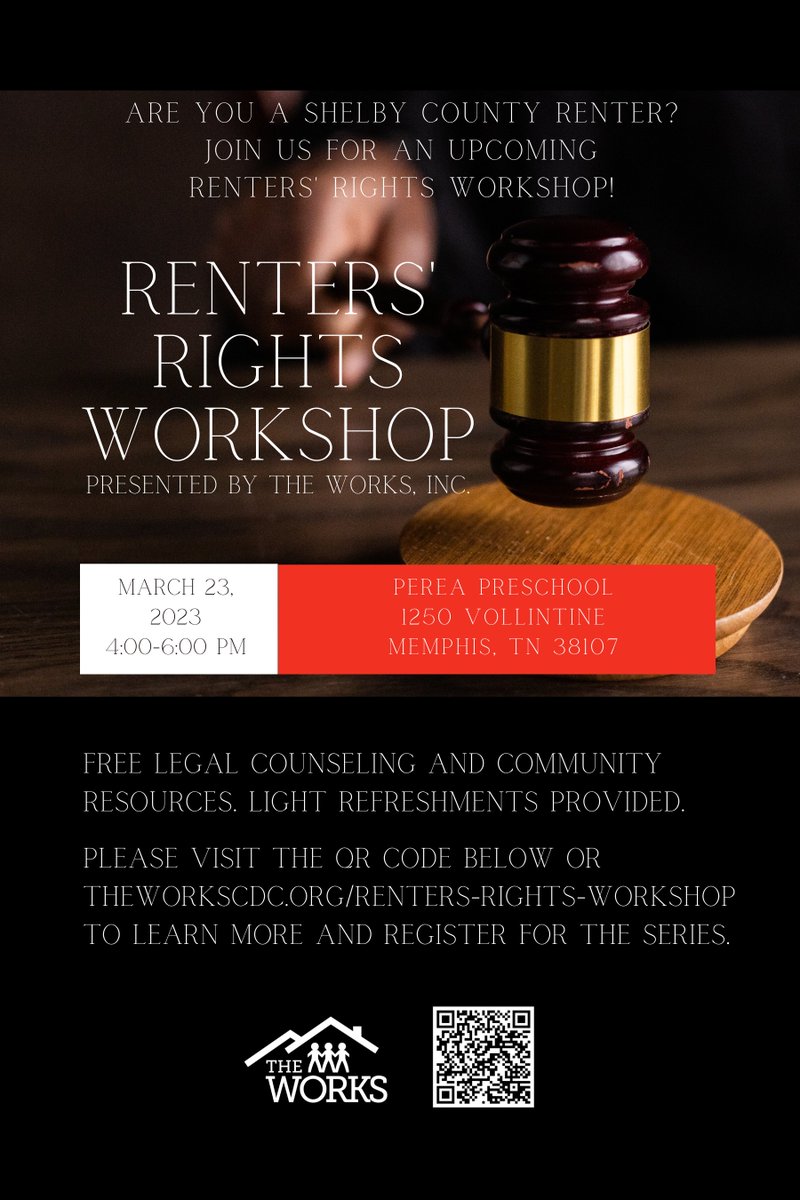 Join us this Thursday for a renters' rights workshop from 4:00-6:00 pm at Perea Preschool. We'll discuss understanding your lease, watching out for fees, and vacating your rental property in good standing. Refreshments will be served. Join us!