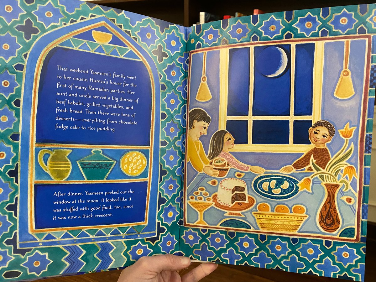 To our staff members and patrons beginning your celebrations, Happy Ramadan! This #PictureOfAPictureBook is from 'The Night of the Moon by <a href="/henakhanbooks/">Hena Khan</a> &amp; Julie Paschkis