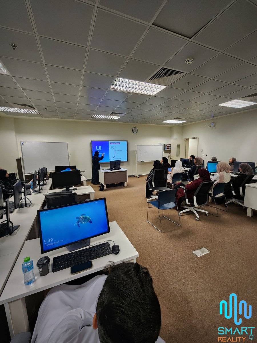 TheSmartReality's tweet photo. As Smart Reality, we were happy to host an essential workshop in UI-UX presented by @ghadah_F_J , which provided valuable information on UI-UX standards, and designing UI-UX interfaces while making sure to consider making successful user journeys that attract end users. https://t.co/0yAkJKhMp4