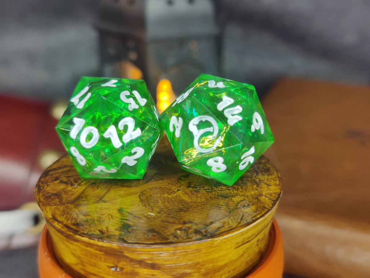 It's the Eye of the Tiger! I mean Tuesday, so that means more listing are live

DiceChaos.etsy.com
DiceChaos.com

The options are expanding for all listings too! Chonkers and pairs! 

#handmade #dice #ttrpg #dnd #resin #ttrpgcommunity #dungeonsanddragons #TTRPGs