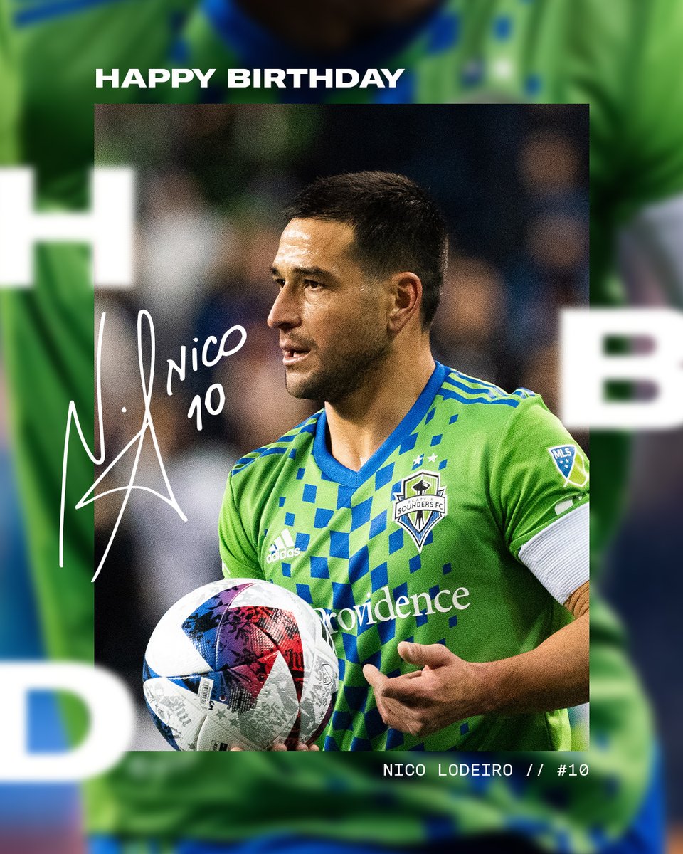 SoundersFC's tweet photo. Happy Birthday, @NicolasLodeiro! 🥳 https://t.co/1pdM0n3And