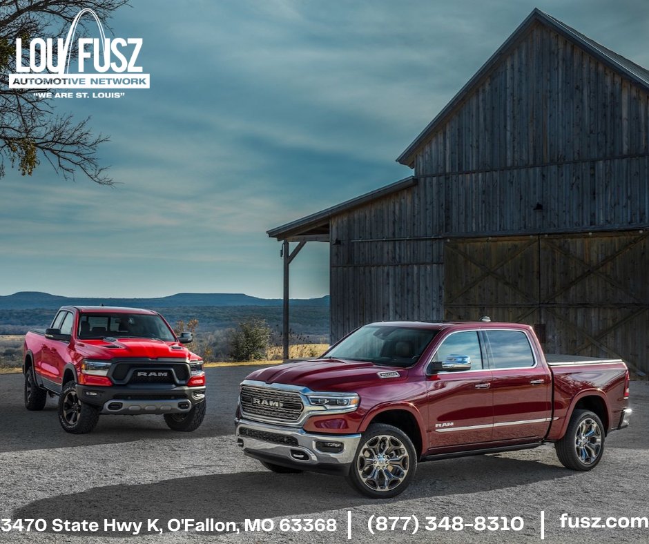 Make an entrance with the 2023 Ram 1500. This truck was made to be durable, functional, and stylish! Come to Lou Fusz Chrysler Jeep Dodge Ram to check out the new 2023 Ram 1500 or visit us online bit.ly/3rsLiUw 

#loufuszautomotivenetwork #ram1500 #wearestlouis