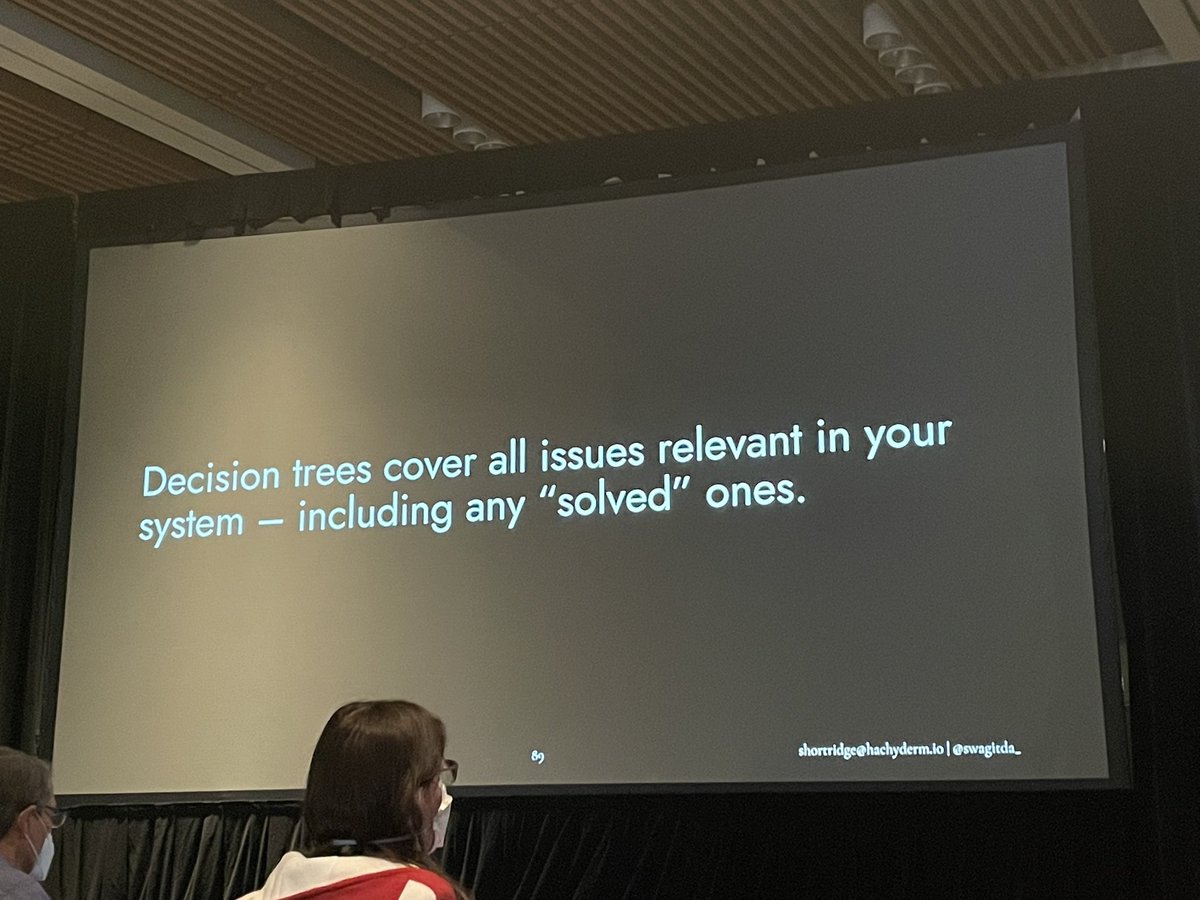 OpenContextInc's tweet image. “…Even issues that have already been mitigated because context changes over time” @swagitda_ #srecon @SREcon 

That 👏 part 👏 #sharedcontext