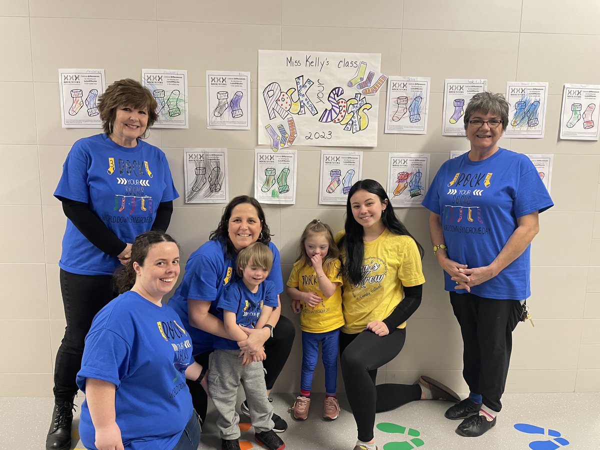 Project Support is rocking their socks today on World Down Syndrome Day!! 💙💛