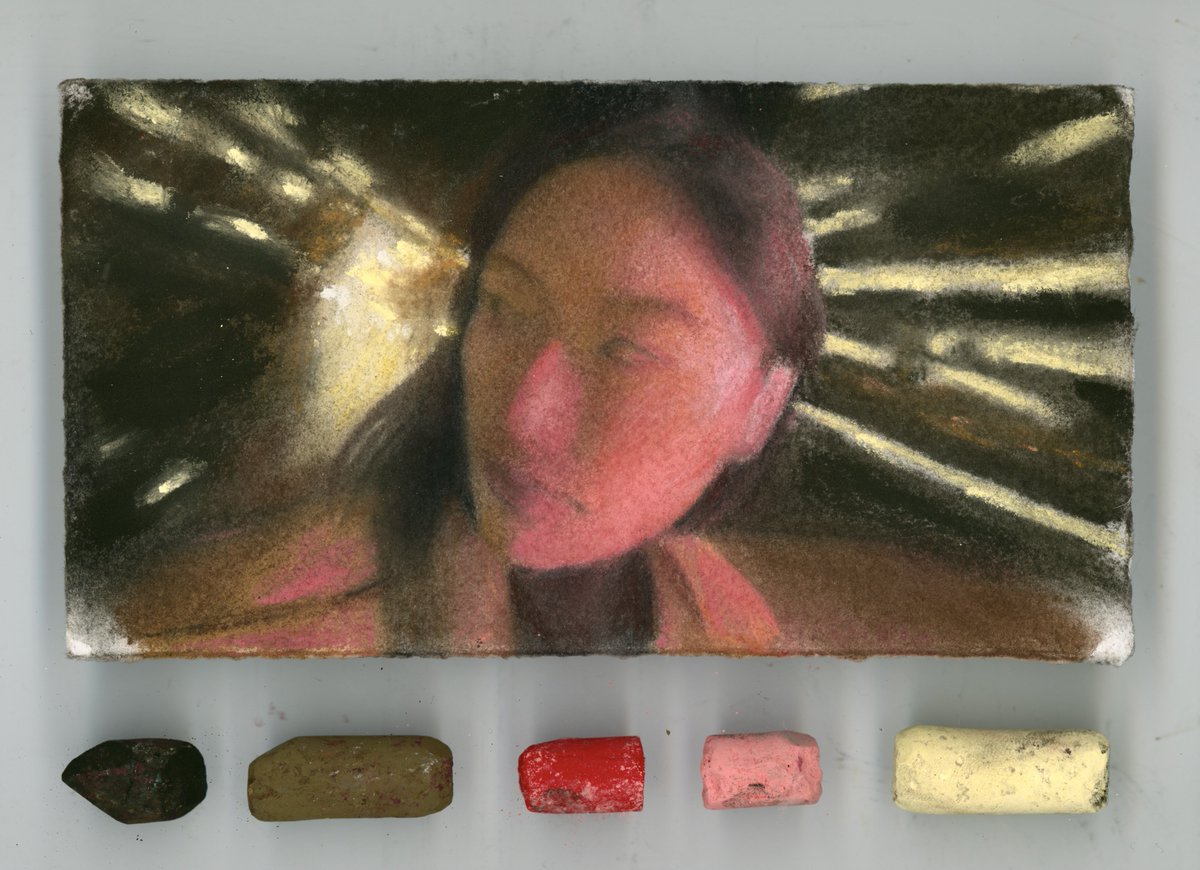 mec_au_fusain's tweet image. Pink pastel study