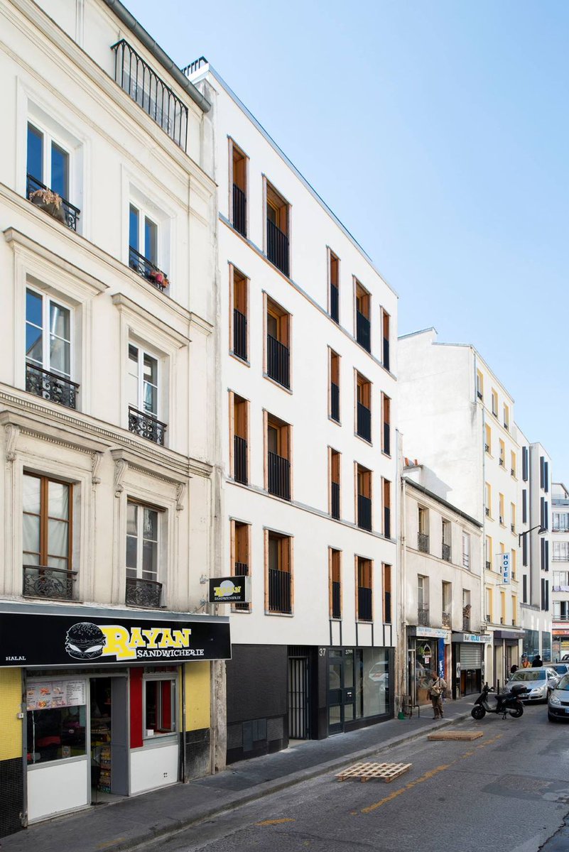 Hempcrete Apartment building in Paris. Photo Courtesy of North by Northwest Architects

New Hemp Building Directory 2023 here! 
hempbuildmag.com/directory-2023

#healthyhomes #hemphouse #industrialhemp #hempbuilding  #sustainablebuilding