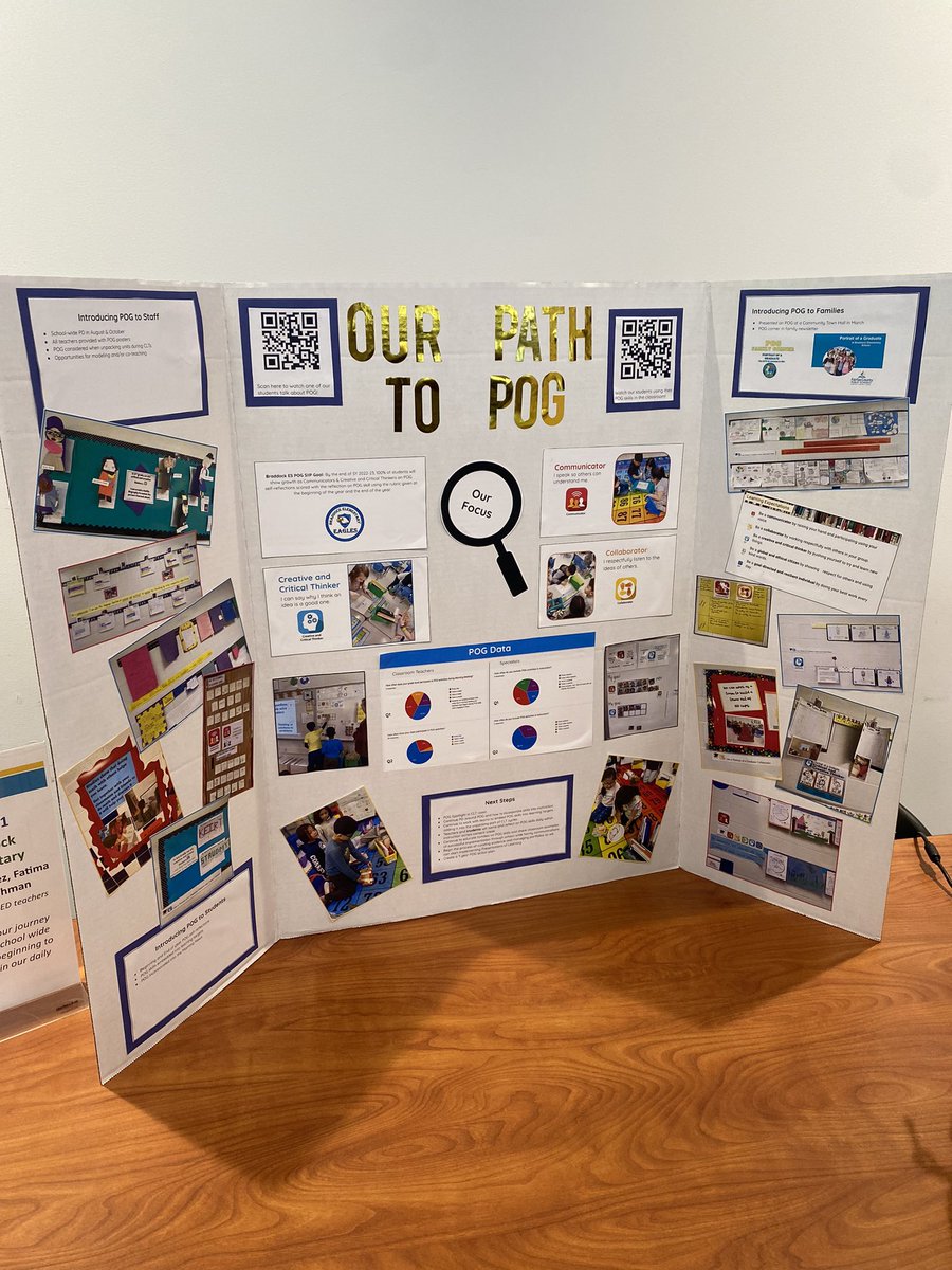 A great day of learning at the <a href="/FcpsPOGPOL/">fcpsPOGPOL</a> share fair. So proud of this team for sharing the amazing work <a href="/BraddockElem/">Braddock Elementary</a> is doing with POG!