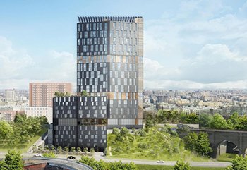 samaritanny's tweet photo. Located next to #HighbridgePark in the #Bronx, The Highbridge reimagines and redefines our existing facility. It is currently in design with @MAPArchitects. We thank @NYSERDA for the honor! To see all the winning projects, visit https://t.co/L93zEE5BSk. #buildingsofexcellence https://t.co/XoiYRbYvLb