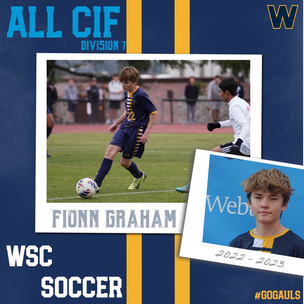Huge Congratulations to our very own Fionn Graham for being named All CIF for this past Soccer season in Division 7. Incredible accomplishment for anyone, but especially as a Freshman! Keep up the great work Fionn! #gogauls