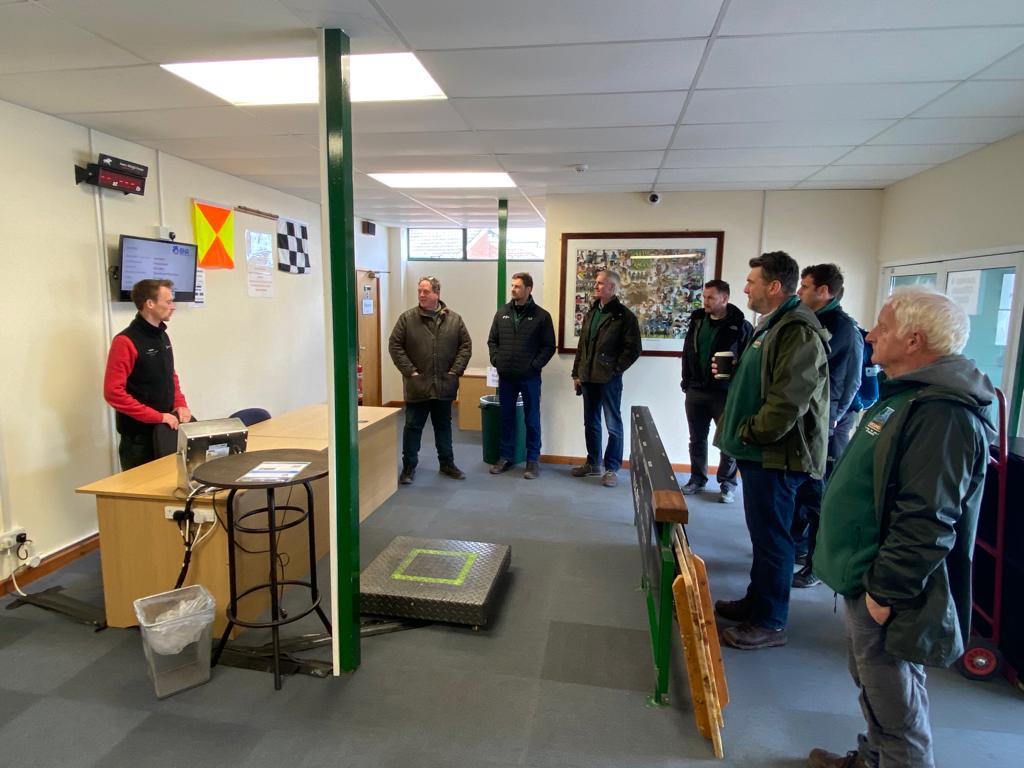 HighGround_UK's tweet photo. Huge thanks Daniel Cooper #Clerk @ExeterRaces for fascinating tour today inc the inner sanctum of the Weighing Room and to Rodney for sharing his deep knowledge of crop production & #workingforyourself
@careersinracing @TheJockeyClub @TheAHDB
@CAAVAgValuer @DefraGovUK https://t.co/Nrr8MUn1q0