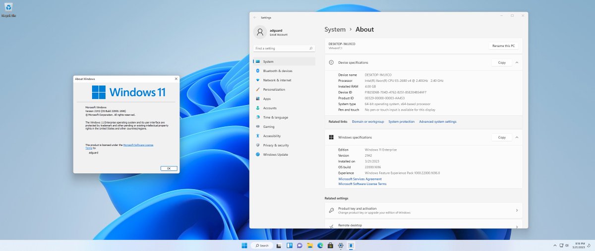 WZorNET's tweet photo. 🧵Download Windows 11 Version #21H2, #CONSUMER/#BUSINESS, (#UpdatedMarch2023 from #MSDN via Torrent👇
📋OS Build /22000.1696.co_release_svc_prod1.230308-1943 with #KB5023698/
✔️2-ENGLISH📀👉https://t.co/VeQ3IiatrX
✔️2-RUSSIAN📀👉https://t.co/pUQwchoF9g
🧙♂️by @rgadguard🕶️
👁️W.Z.T🪄 https://t.co/tGEBZZOfJr