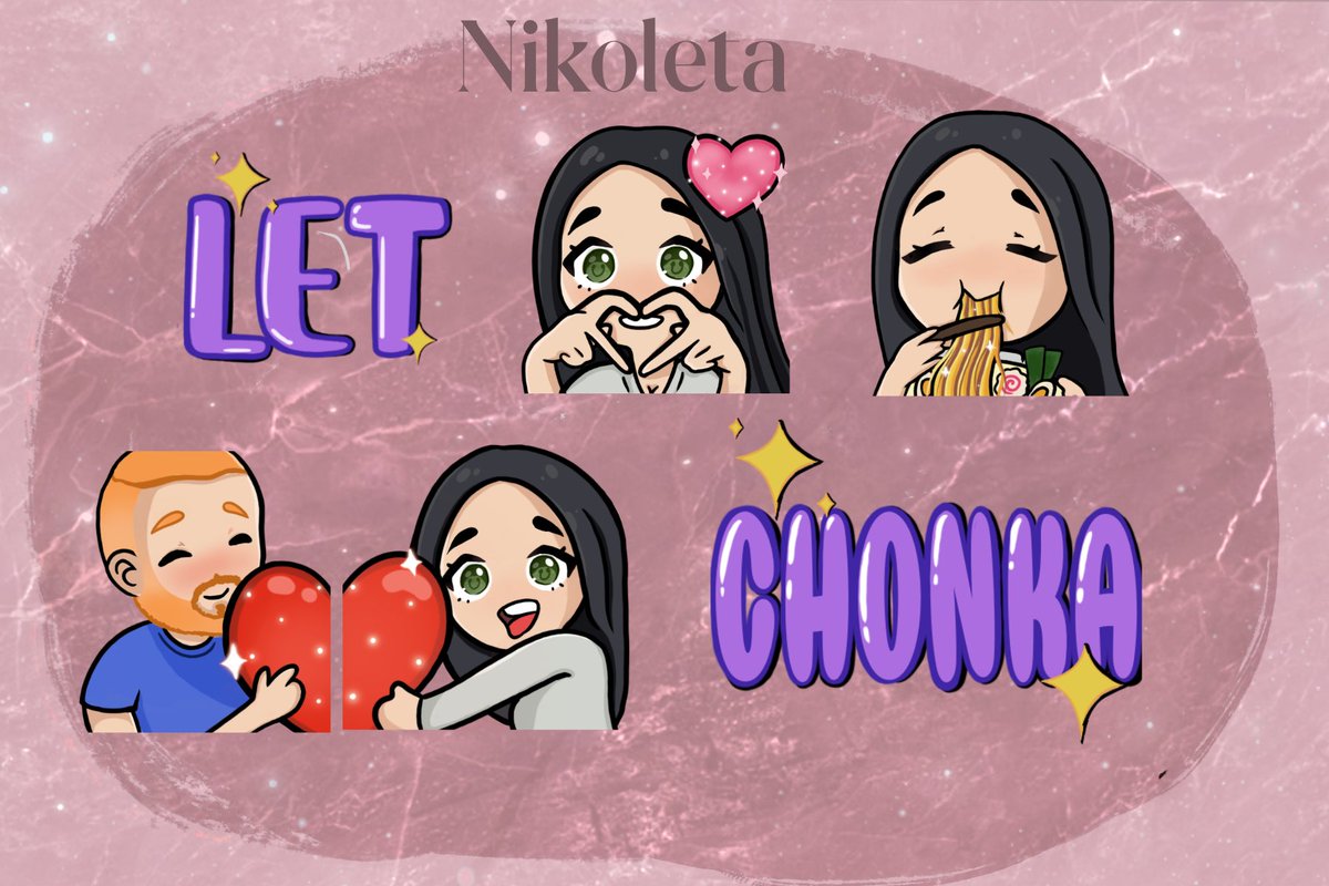 Custom Twitch emotes für @NikoMilenova 🤍