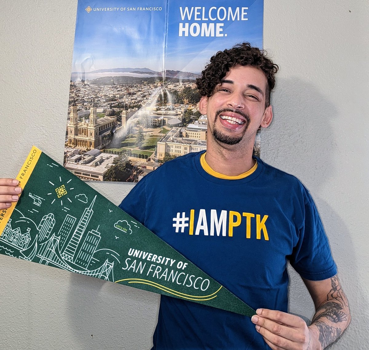 I'm officially a Don! So excited for this new adventure @usfca Beyond thankful for the resources and advice from @PHITHETAKAPPA and @HCCFL helping me through this transfer journey! @BetterMakeRoom #CollegeSigningDay #DayoftheDons #transferstudent #iamptk #ccsmart