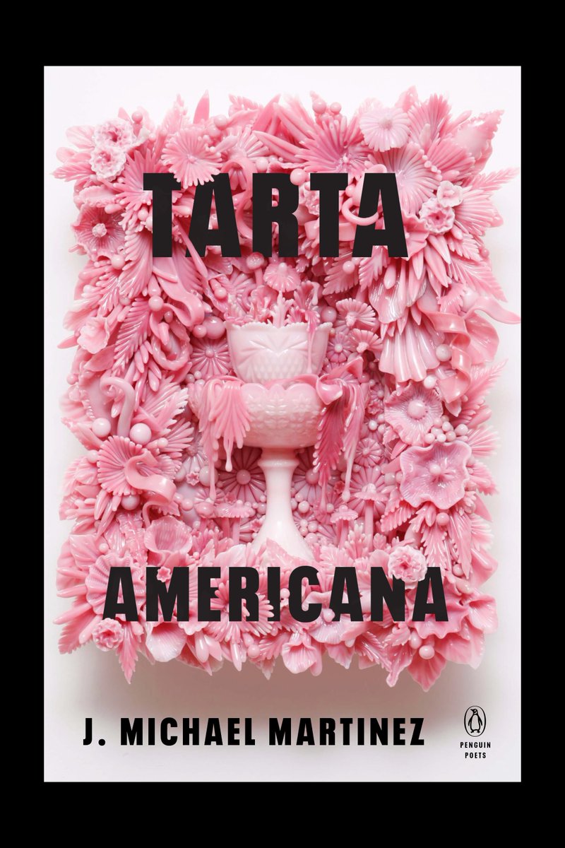 Coming Sept. 12 2023, TARTA AMERICANA, my next book.  Please DM me for readings/performances, it'll be an audio-visual spectacle!!!

Many blessings to Amber Cowan for allowing the use of their art on the cover.

#poetry #poetrycommunity @penguinbooks