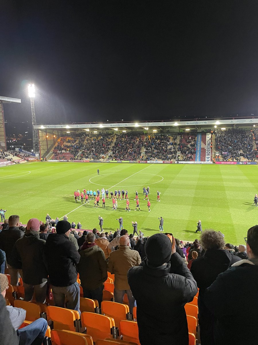 Congratulations to <a href="/OneinaMillion_/">One In A Million</a> competition winner <a href="/richstevens1972/">Rich Stevens</a> who won Andy Cooks signed boots. Thanks to <a href="/officialbantams/">Bradford City AFC</a> for organising.