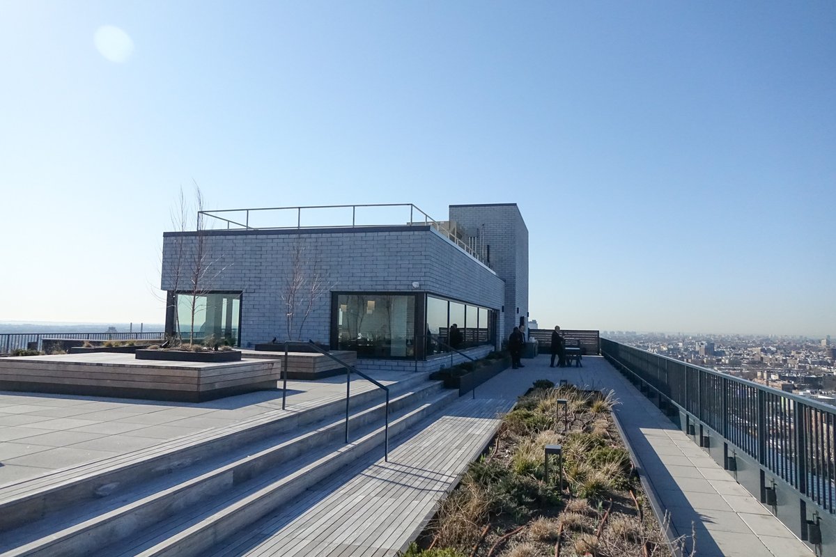 NYCHousing's tweet photo. “My family and I have moved in and out of the shelter system. It's been a journey, but I'm glad to be here now. When I first came up to this rooftop with my wife and our kids, what she said was, "We deserve this.” The team at HPD, @BrGround, &amp; @bfcpartners wholeheartedly agree. https://t.co/V899YR5i1W