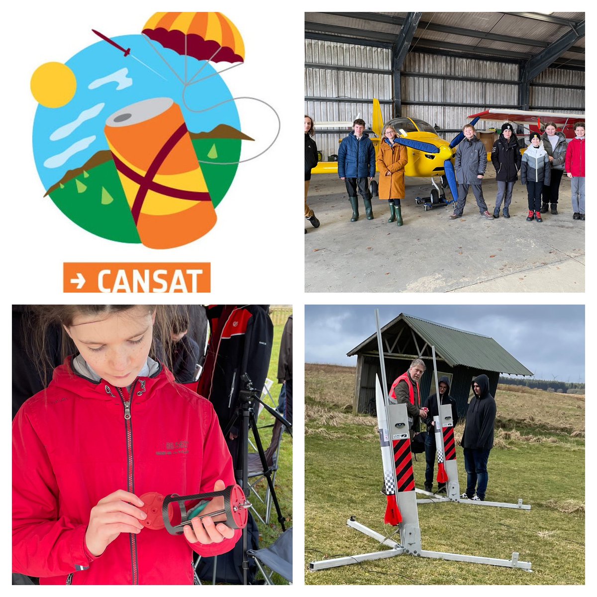 Super proud of our #CANSAT team who have been working hard to design, build and code. Dedication paid off today during the trip to Strathaven to ‘launch’ their satellites 🛰️  

And thank you to Mr Stark for supervising and inspiring the pupils from Trans-SIV #STEM #Teamwork
