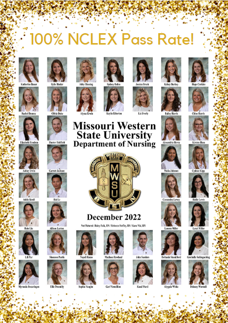 Congratulations to the December 2022 cohort for achieving a 100% NCLEX pass rate on their first try!

NCLEX Success: 100% of December 2022 nursing graduates pass licensure exam on first try missouriwestern.edu/news/2023/03/2…