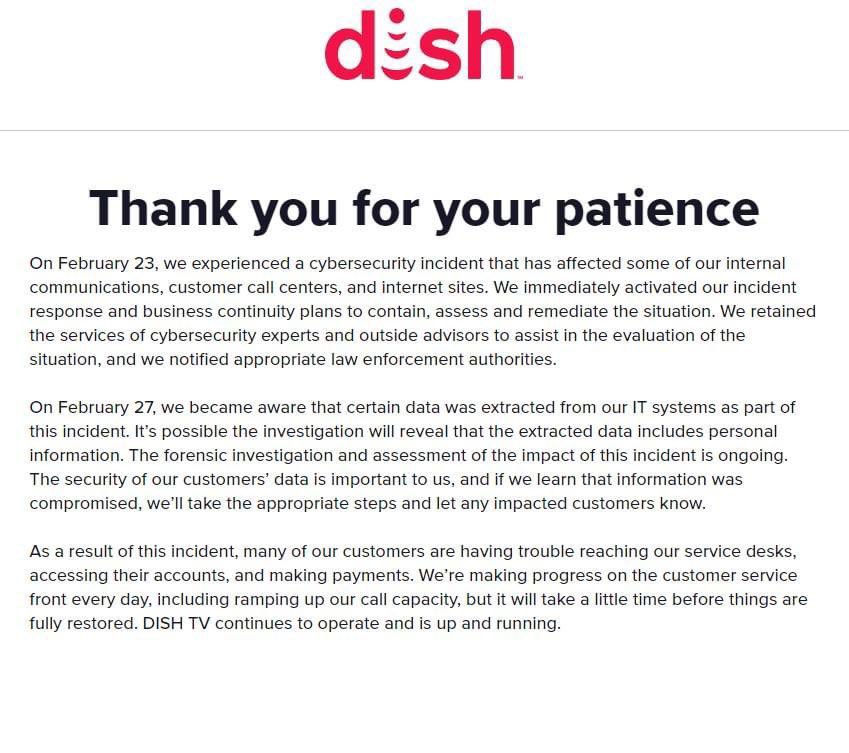 laurienappo's tweet photo. Does any elected official care that @dish has been down for 4 weeks? We are not receiving services purchased &amp; have been charged late fee when there was no ability to pay @gillibrandny @SenSchumer @GovKathyHochul @NewYorkStateAG @RepLangworthy #DishNetworkDown #DishNetwork #Dish https://t.co/t0fD7aeBXj