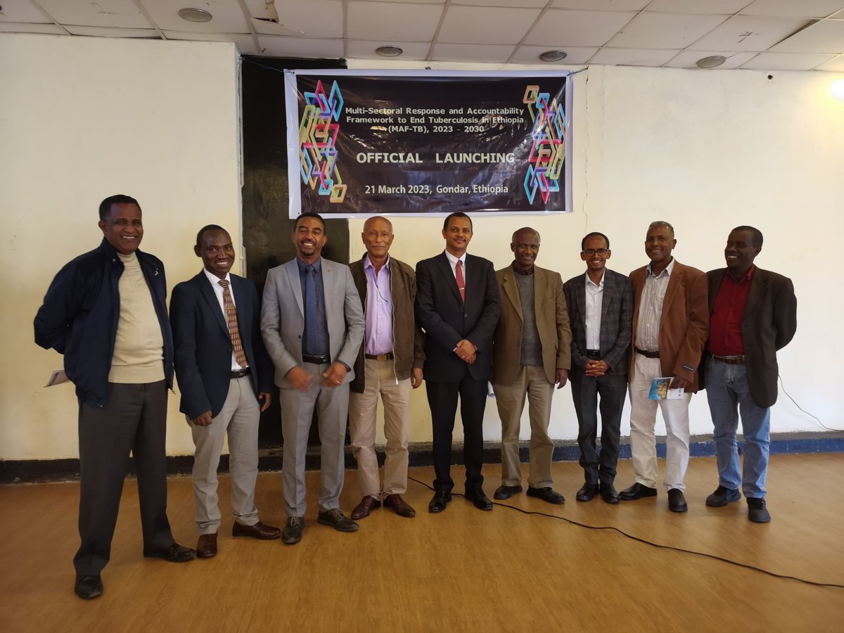 afeworkkassu's tweet photo. '#MultisectoralResponse & #AccountabilityFramework (#MAF) to End TB in Ethiopia, 2023-2030' launched as pre-conference event of the 17 #TRAC TB Research Conference & 26th #WorldTBDay in Gondar. MAF is an accelerator to where we want to go.
@FMoHealth
@AHRI_ETH
@USAIDEthiopia https://t.co/2UsIvaVKqV