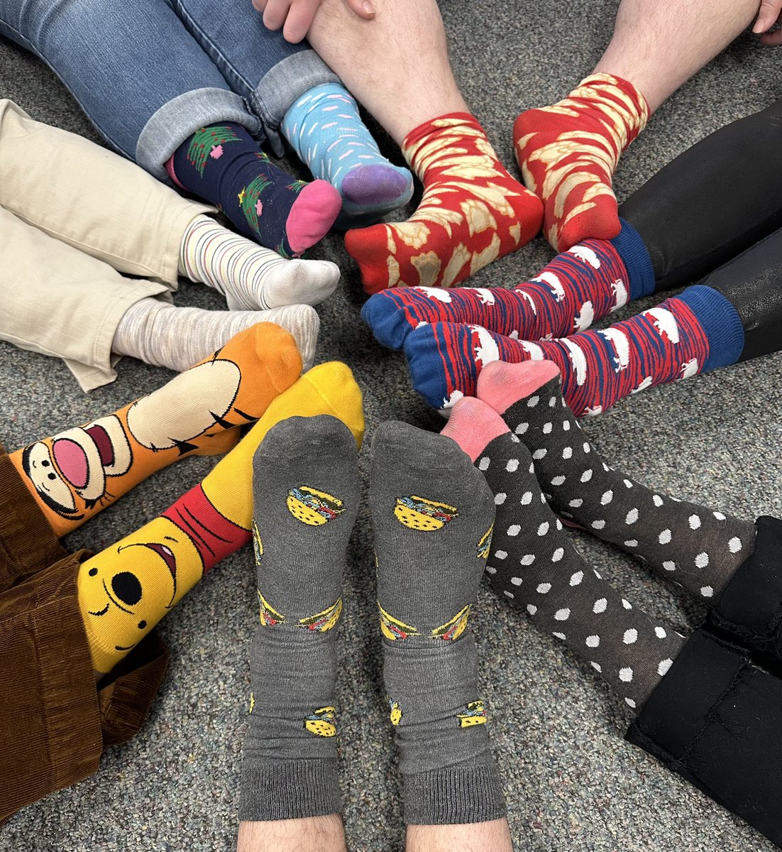 SHUnified's tweet photo. World Down Syndrome Day is the perfect day for crazy socks and an inclusion pledge! https://t.co/g7KYwirUxL