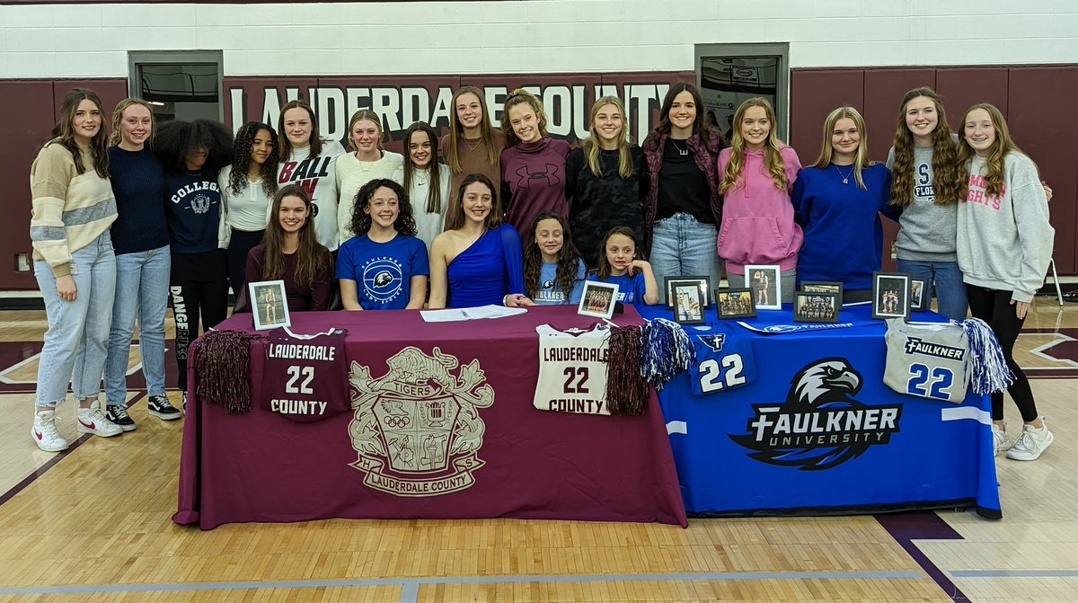 Lauderdale County High School senior Ruthie Smith will be continuing her basketball and academic careers at Faulkner University. She is a four-time All-State selection; scored over 2,000 points and had over 1,000 rebounds during her high school career; and is class valedictorian.