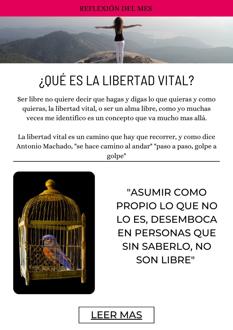 ¿Te siente libre de verdad? Te invito a que leas el post de este mes en mi página web roxanaegeacoach.com/blog/que-es-la…