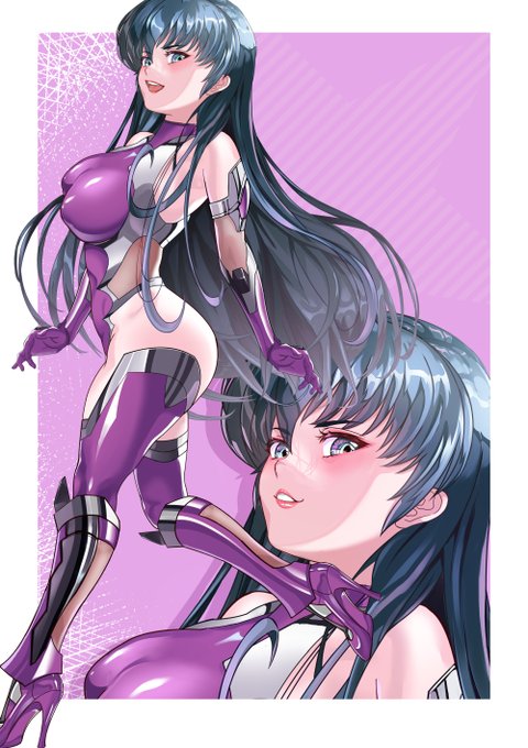 おはようございます颯爽とウォ～クキングなさるアサギさん本日はご機嫌のご様子(#^.^#)#対魔忍 #対魔忍アサギ #ウォーキング 