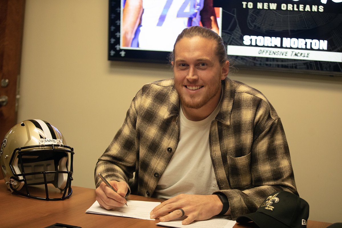 Saints's tweet photo. Welcome Storm Norton to the #Saints 👏 https://t.co/fiEw3tfGXX