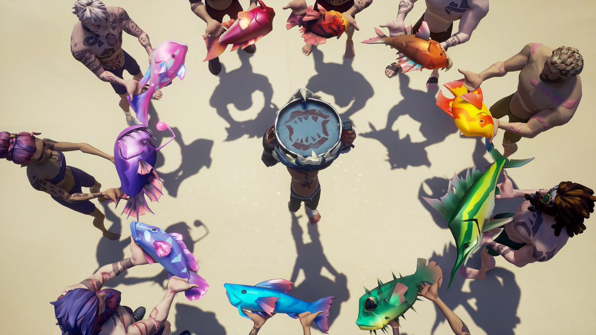 Vamp_Medic's tweet photo. It’s a rainbow catch! 

#SoTShot Theme: Catch of the Day

@SeaOfThieves #SeaOfThieves https://t.co/2Rmk5Nqayr