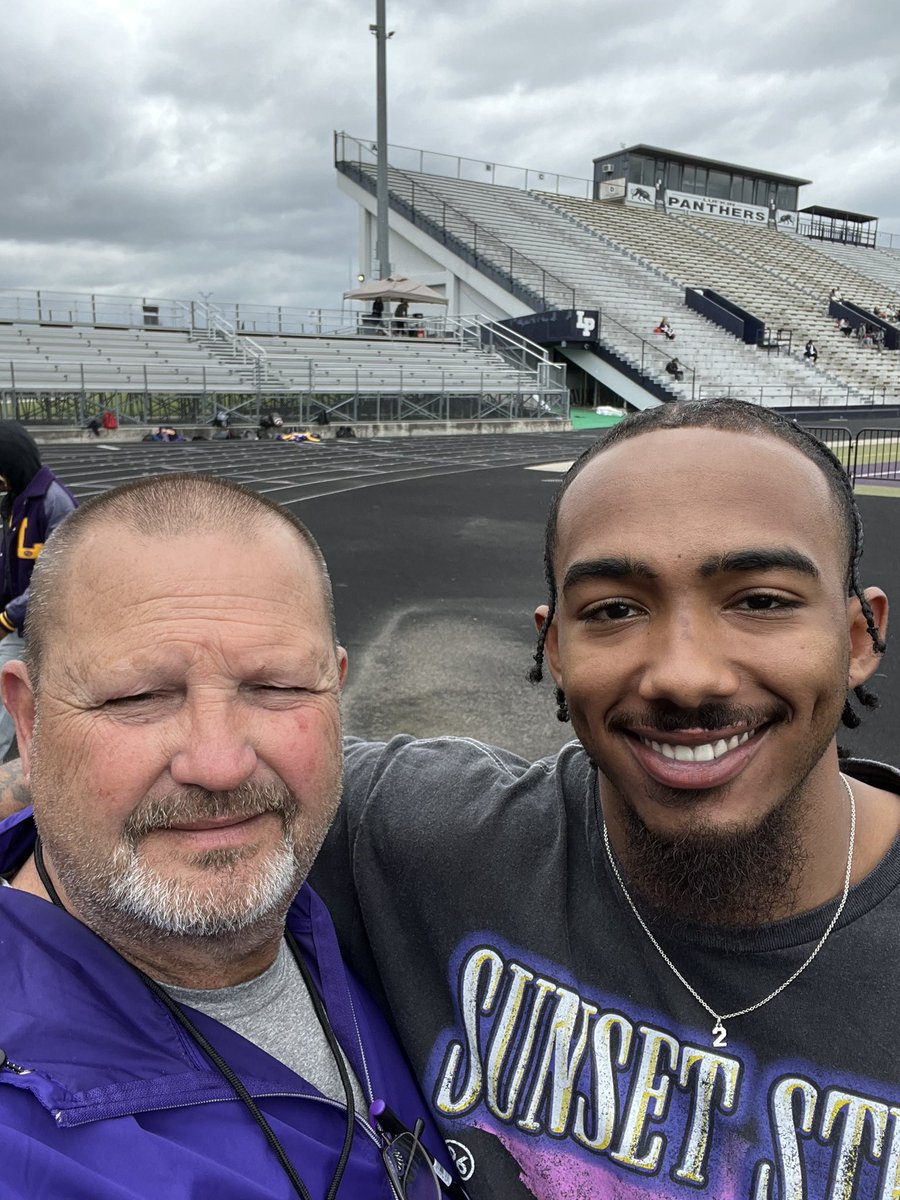 CoachQuick1's tweet photo. What a high character, trend setting, football playing, role model that showed up at the track meet today. We love us some JP. #LPFOREVER https://t.co/kBK1YsRYjt