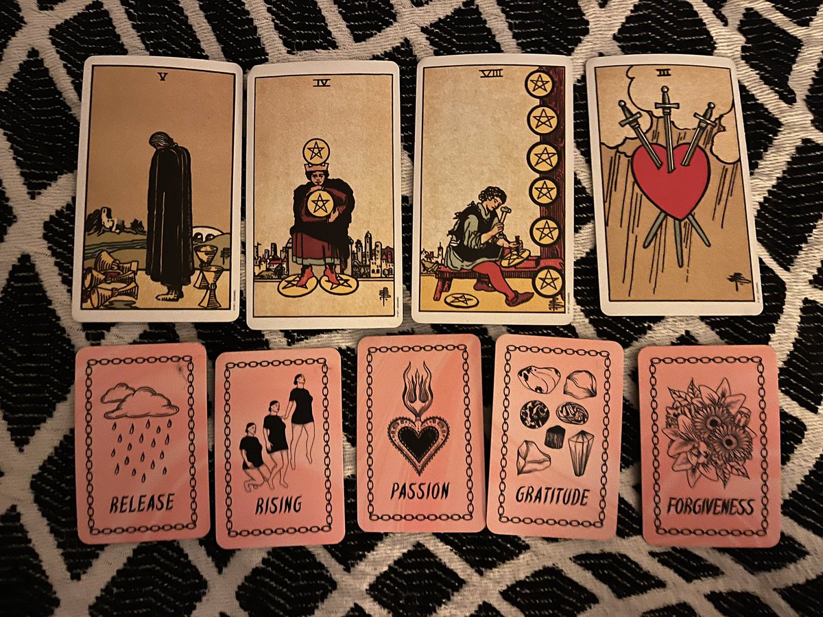 moonsoultarot's tweet photo. Gemini, Libra, Aquarius - 
what’s coming in with this new moon, tarot reading ☽ 

Reflecting on &amp; working through past pain &amp; heartbreak and finally finding peace, letting go. Working on opening up about how you feel. An increase in passion within a relationship. Evolving. https://t.co/64AuVYaSZG