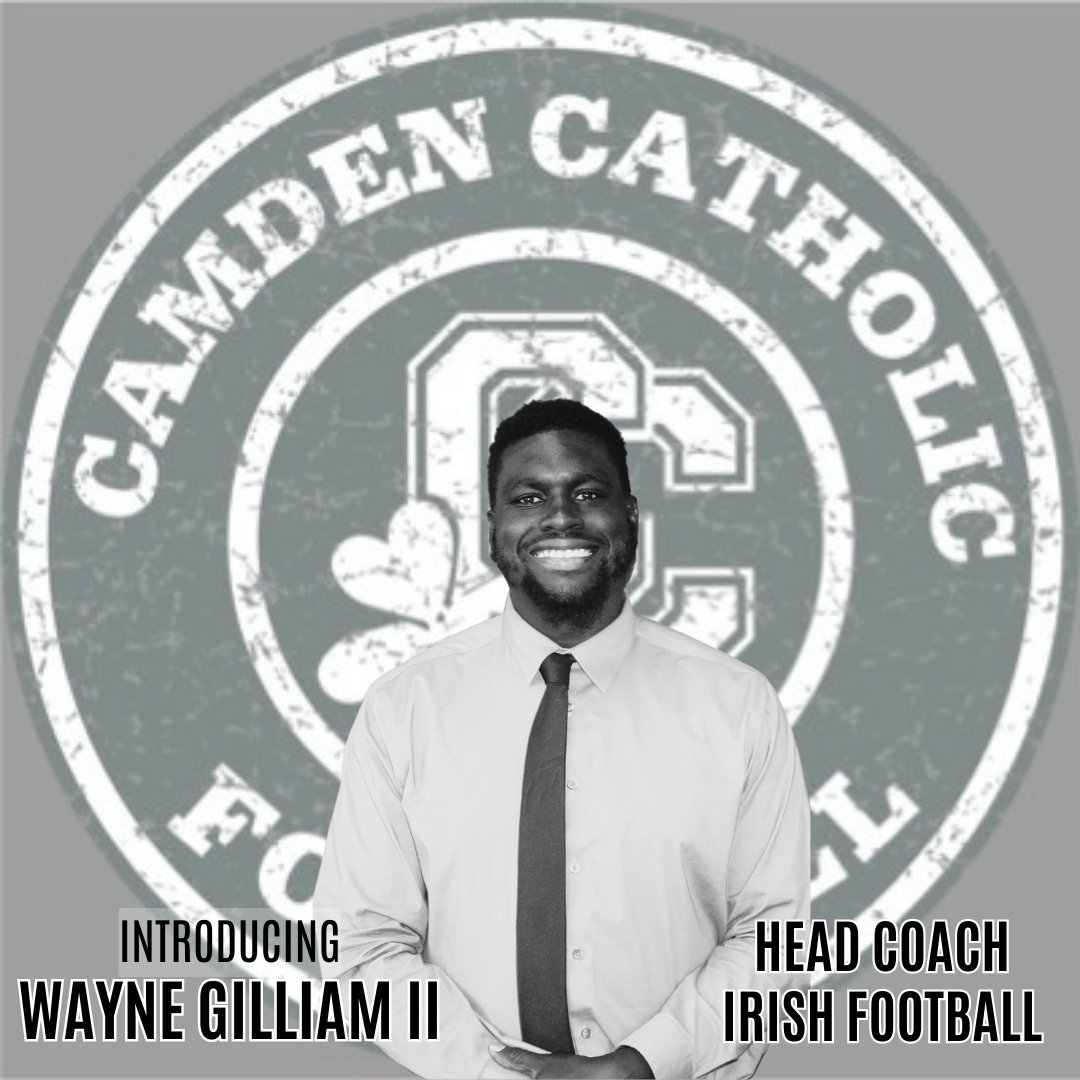 CCHS is proud to announce Wayne Gilliam II '10 as our new Head Football Coach! Coach Gilliam was most recently the defensive backs & wide receiver coach at Paul VI High School, and he is a proud CCHS alumnus and three-year Irish Football starter, class of 2010 @_cchsathletics_