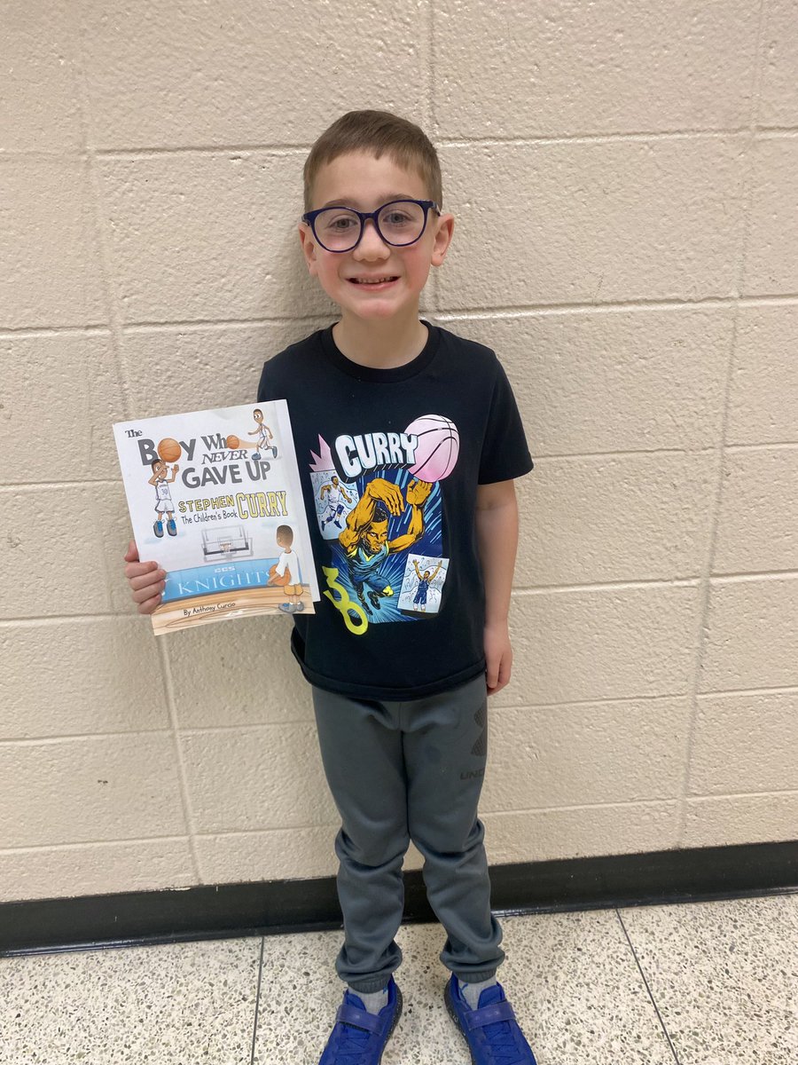 @StephenCurry30 you have a new number one fan! Thank you for sharing your story and the important message to never give up on your dreams! We have read this about 3x as a class this year - they love it so much! 🏀 #pennridgeproud @sellersvillees