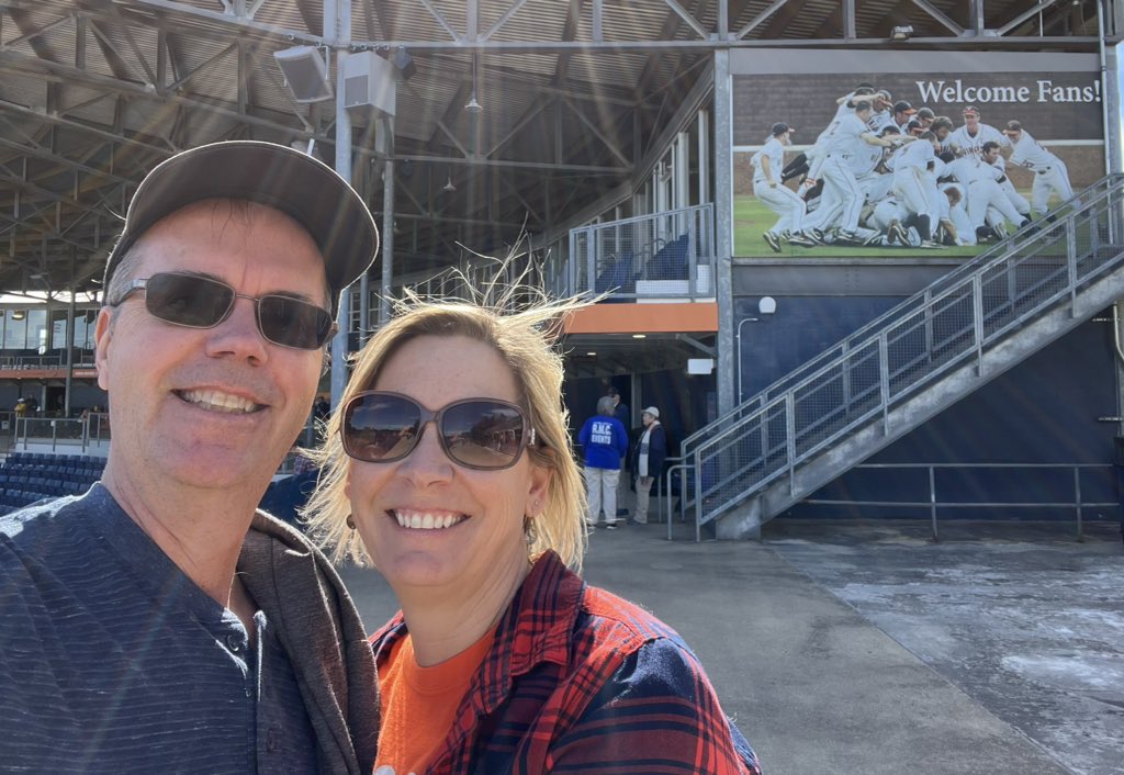 bcspeed's tweet photo. Finally, our first live @UVABaseball game for 1989/1990 grads #GoWahoos #HoosSmiling https://t.co/FHnLCT3L6t