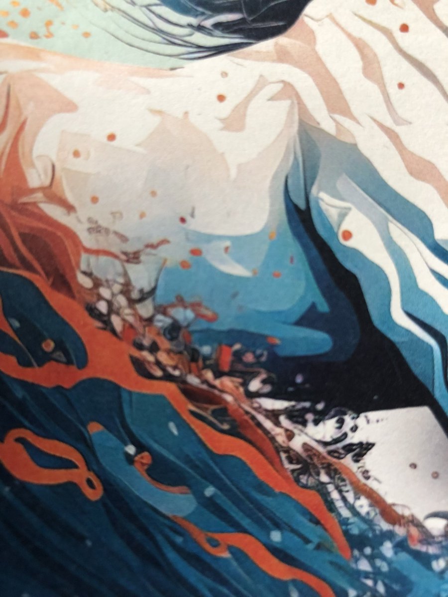 Je trouve vraiment bizarre pour que la couverture d’un numéro sur le dessin numérique vous utilisez une image générée par IA. Personne n’a remarqué que le cheval avait trois oreilles?