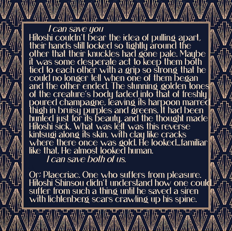 Harpoon | NSFW | | #shinkami | Magical Realism/Fantasy au for <a href="/shkmmegabang/">18+ Shinkami Mega Bang @ POSTING!</a>
 | Updates Frequently | Art by <a href="/potionpins/">lena!! 🌙 potionpins</a>
 and <a href="/asppin/">Bastard Cat</a> | Beta'd by <a href="/dabifucker420/">🍉 day 🌤</a>
 
Thanks to all who have helped me with this monster of a fic!
archiveofourown.org/works/45567760…