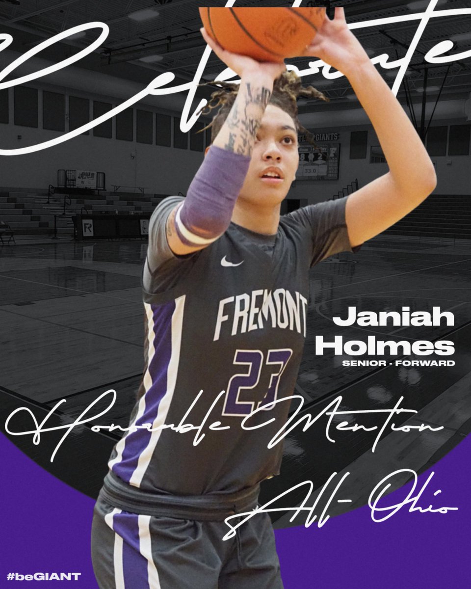 FRHS_Athletics's tweet photo. A Little Giant Shoutout goes to Janiah Holmes who was selected as a member of the All-Ohio honorable mention team earlier today. https://t.co/x2gMo0uQsZ