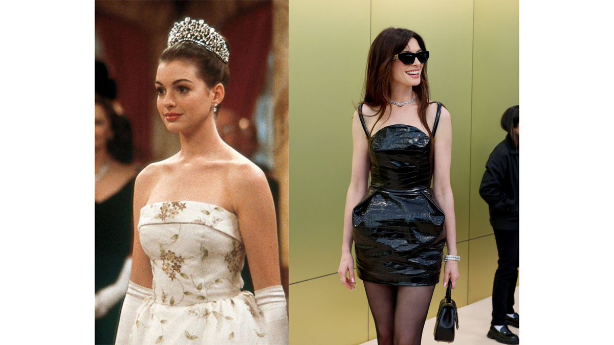 Alguém explica como a Anne Hathaway consegue??? 22 anos depois de O diário da princesa e ela segue igual!