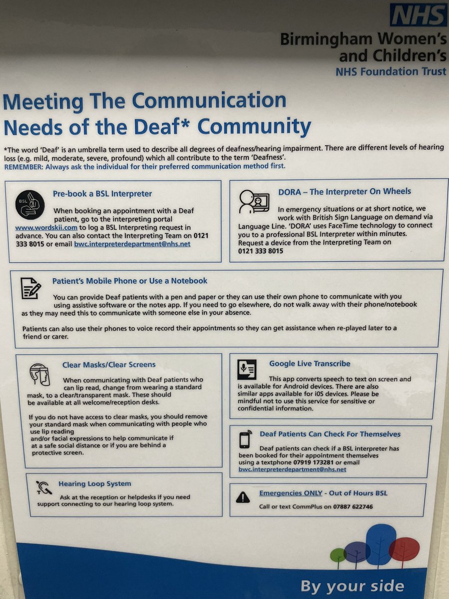 Victoria Penfold (@PenfoldVictoria) on Twitter photo 2023-03-21 20:11:53 If you know me, and know my familyā¦youāll understand why seeing this @BWH_NHS for our women and families in the deaf community is just a thing of utter joy. #inclusion #deafaware We wonāt stop trying to make it better. If you know me, and know my familyā¦youāll understand why seeing this @BWH_NHS for our women and families in the deaf community is just a thing of utter joy. #inclusion #deafaware We wonāt stop trying to make it better.