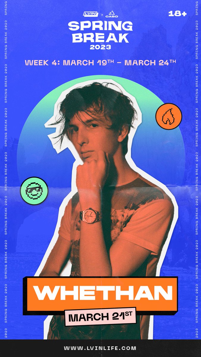 GoBlueTours's tweet photo. TONIGHT!
@whethanmusic will be performing at Mandala. You don't want to miss this! Message us for details.
#springbreak2023 #springbreak2024 #gobluetours https://t.co/UUK8Wq6tJu