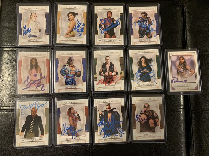 wrestlingcards's tweet photo. 2022 @kagegfx Captains Corner Vs. 2022 @KoreyBastian Historical Cards &amp; Collectibles. https://t.co/CtBCpkw0Tc
