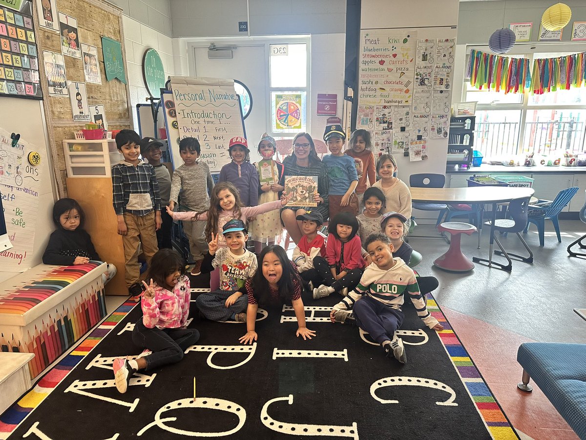 Absolutely loved reading one of my favorites to @MsArchibald4’s class today! If you are ever in need of a smile, spend time with kindergartners. They are so full of curiosity, are eager to learn, and have the biggest hearts. Thanks for inviting me! #NoviPride