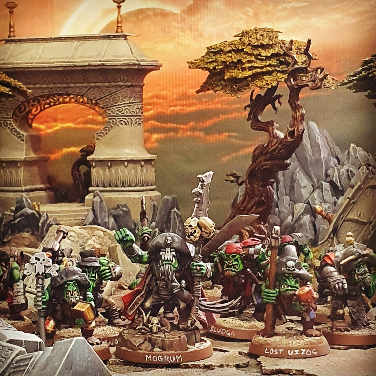 WarbossKurgan's tweet photo. @Greenstuffnglue Awesome!
I made a whole set of Hysh scenery for Warcry in 2021, when the Cleavermaws were exploring #ThePrimeDominion, in #AnimosityIII 😁 https://t.co/N4AXInd78o